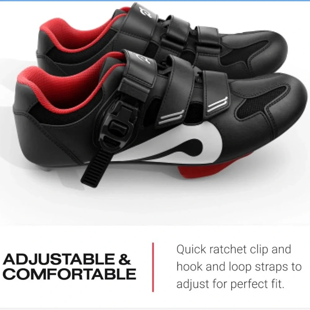 Peloton Altos Cycling Shoes with Delta Compatible Bike Cleats Size 44